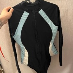 Купальник закрытый на замочке спереди - фото 2