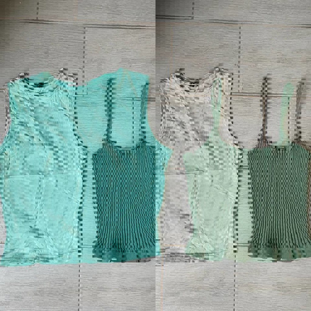 Летняя майка мятная