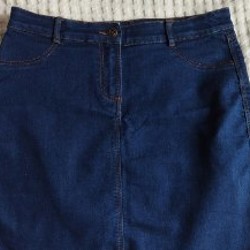 Джинсовая женская юбка - фото 2