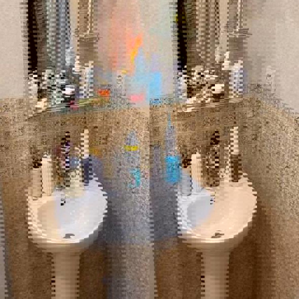 Раковина с зеркалом