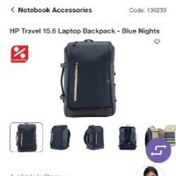 Рюкзак HP Travel 15.6 Laptop Backpack - фото 3