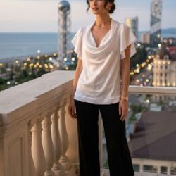 Шелковая блуза Attrattivo - фото 1