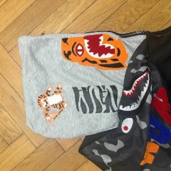 Куртка BAPE “акула с тигром” - фото 2