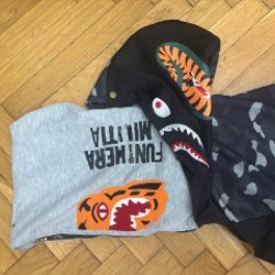 Куртка BAPE “акула с тигром” - фото 4