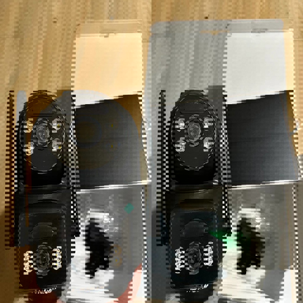 Камера наблюдения с солнечной панелью