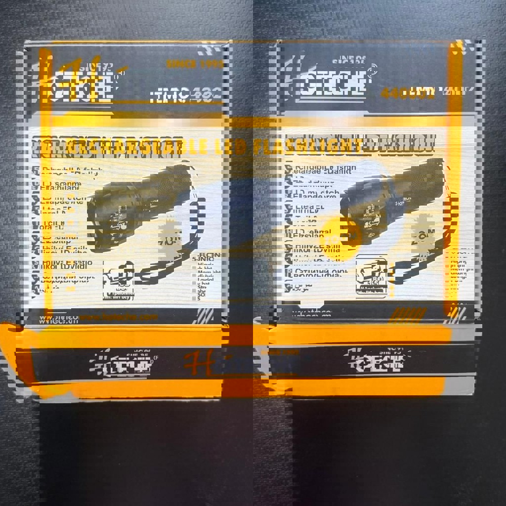 Аккумуляторный LED фонарик Hoteche