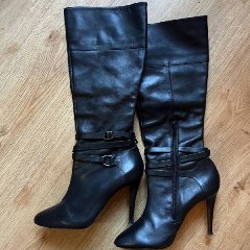 Кожаные сапоги - фото 2