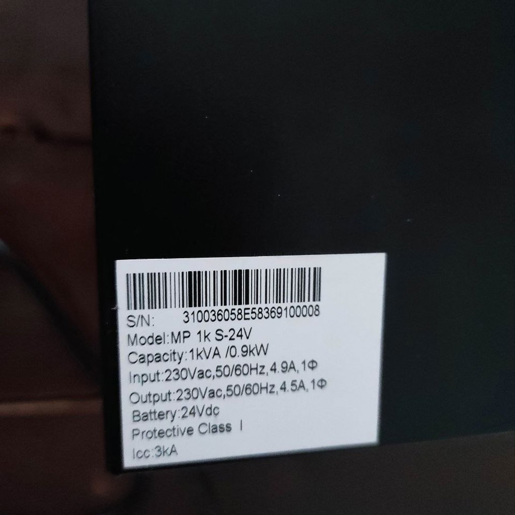 Бесперебойник UPS Kstar MP 1K S-24V