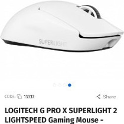 Мышка Logitech G Pro Superlight 2 - фото 3