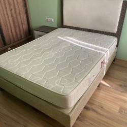 Двухспальная кровать с матрасом - фото 6