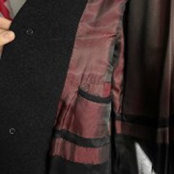 Мужское пальто зеленое - фото 2