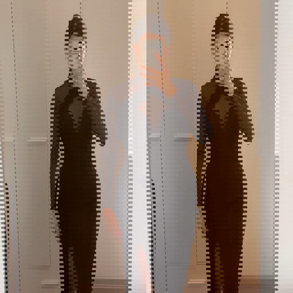 Сиреневое платье