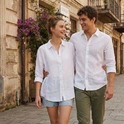 Льняная рубашка - фото 4