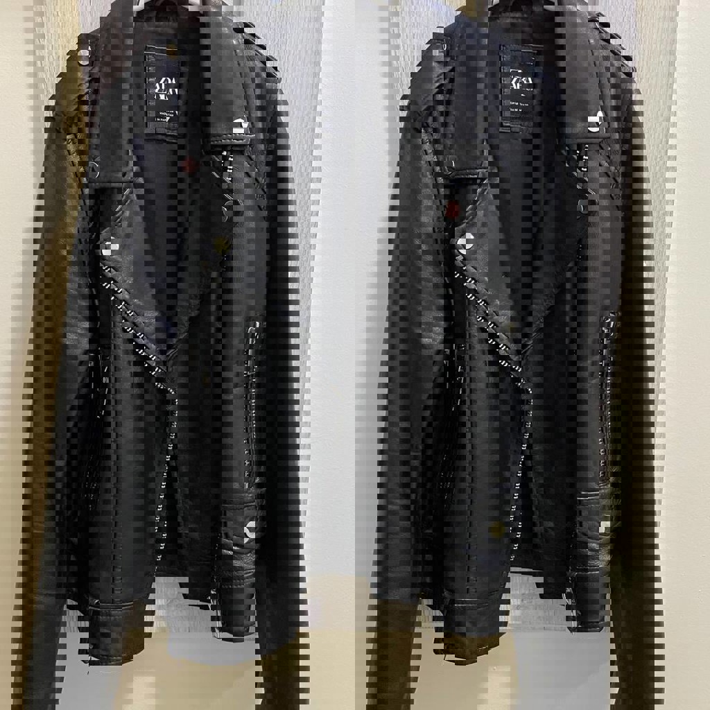Куртка кожаная Zara