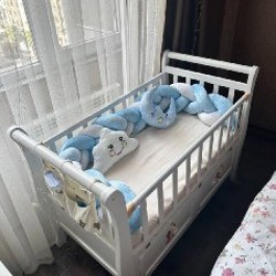 Детская кроватка с люлькой - фото 2