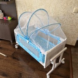 Детская кроватка с люлькой - фото 3