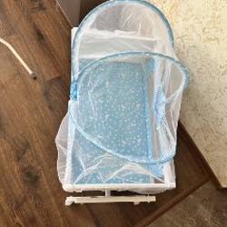 Детская кроватка с люлькой - фото 4