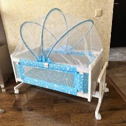 Детская кроватка с люлькой - фото 5