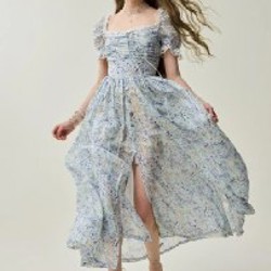 Детское платье лён на 8-11 лет - фото 4