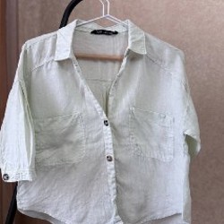 Льняная рубашка - фото 4
