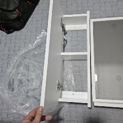 Верхняя часть тумбочки для ванны с зеркалом - фото 2