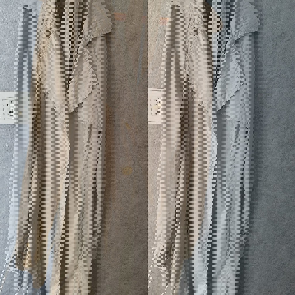 Тонкий плащ без подклада