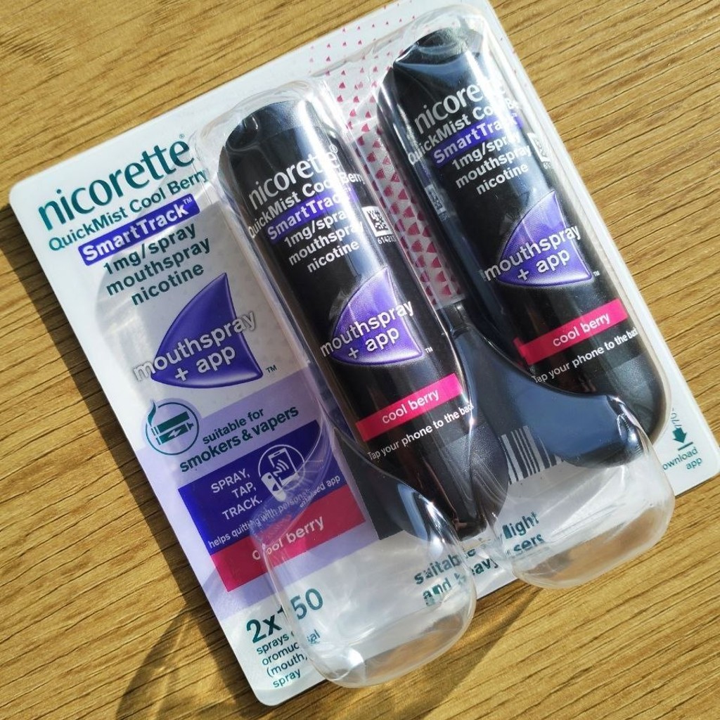 Никотиновый спрей Nicorette