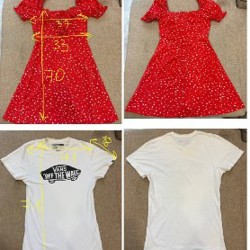 Красное платье xs - фото 8