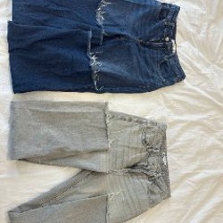 Джинсы синие - фото 5