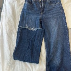 Джинсы синие - фото 6