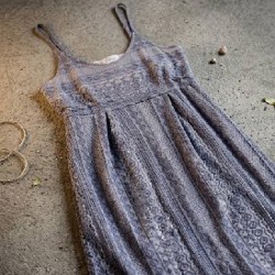 Винтажный кружевной сарафан - фото 3