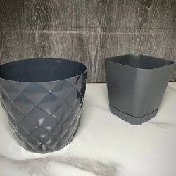 Цветочный горшок квадратный - фото 1