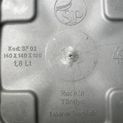 Цветочный горшок квадратный - фото 3