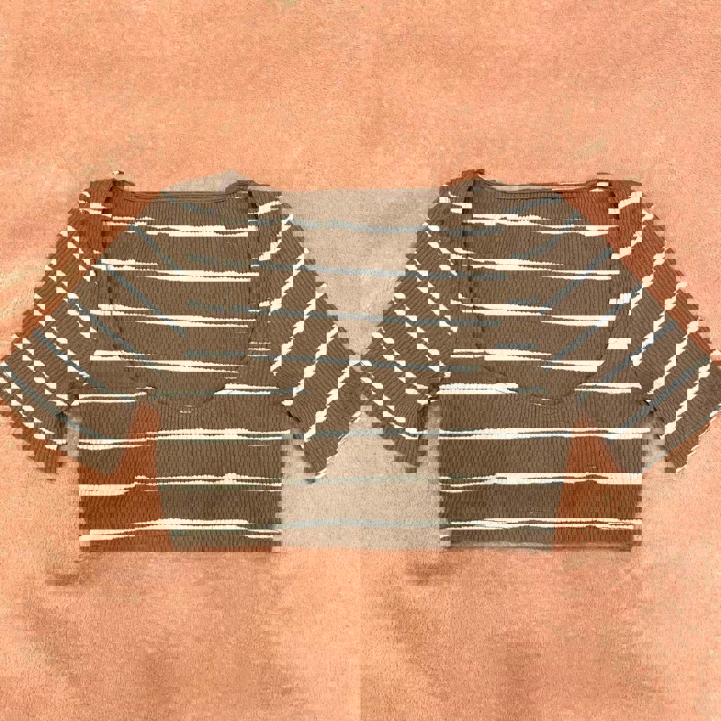 Кроп топ в полоску