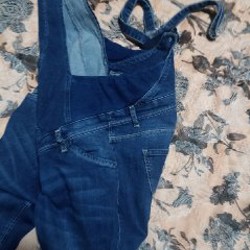 Джинсовый комбинезон для беременных - фото 2