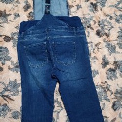 Джинсовый комбинезон для беременных - фото 4