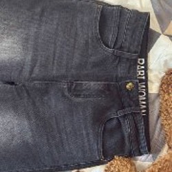 Джинсы темно-серые - фото 2