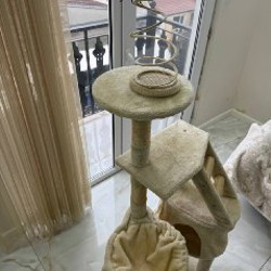 Лазалка домик лежанка когтеточка для котят - фото 2