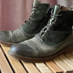 Мужские замшевые ботинки - фото 4