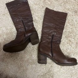 Кожаные зимние сапоги - фото 3