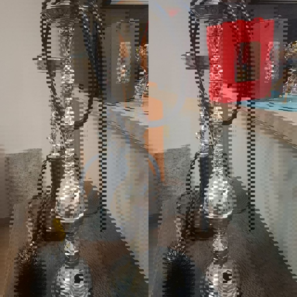 Кальян металлический