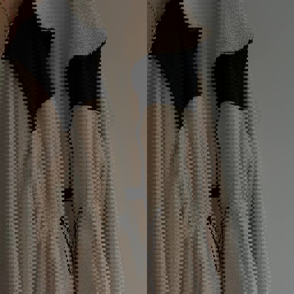 Накидка теплая