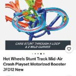 Трек Hot Wheels Stunt Track Mid-Air - фото 5