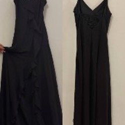 Платье с разрезом - фото 1