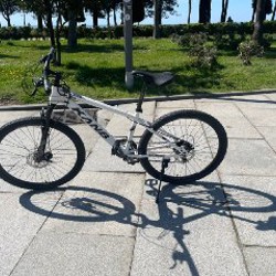 Велосипед белый - фото 4