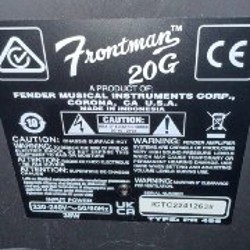 Комбик Fender Frontman 20G - фото 2