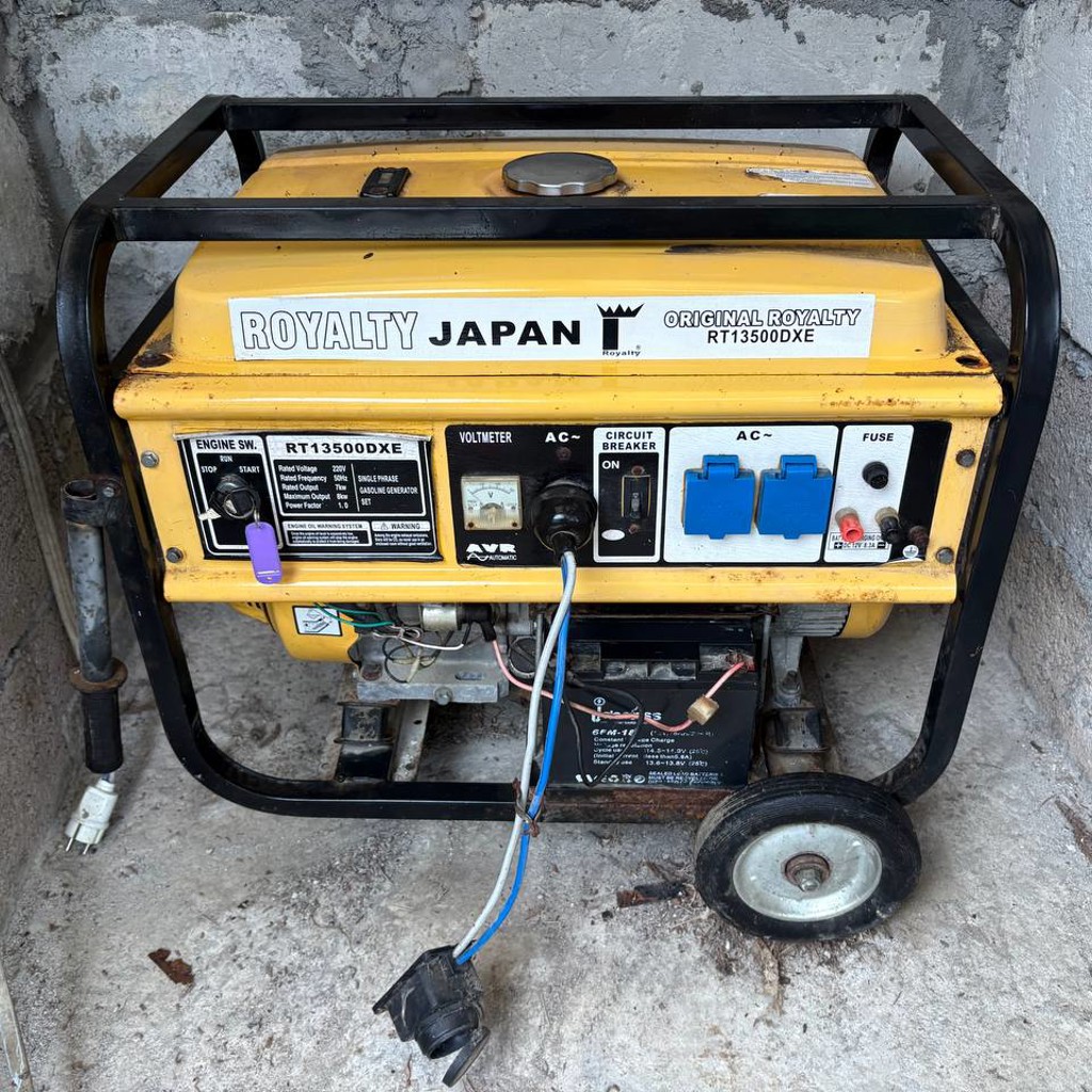 Генератор 7 кВт Royalty Japan RT13500DXE