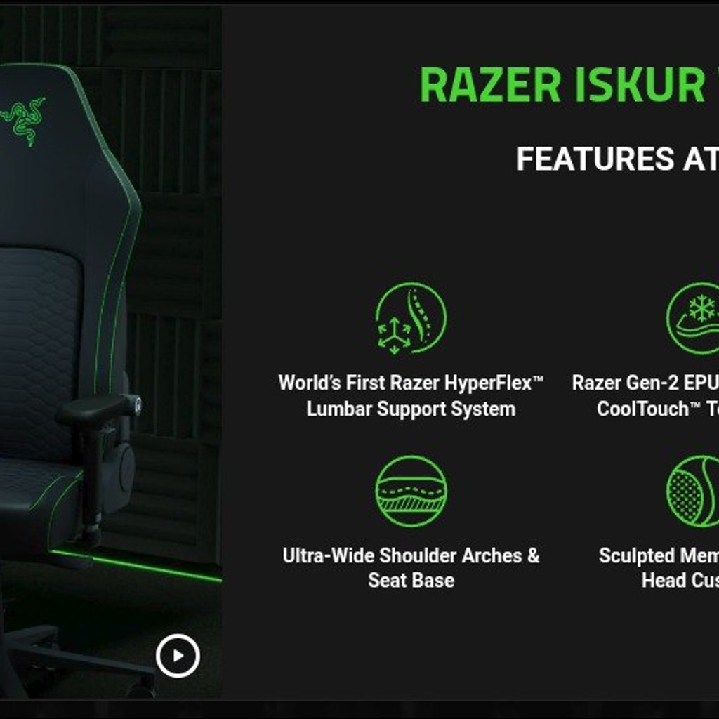 Компьютерное кресло Razer Iskur V2 NewGen
