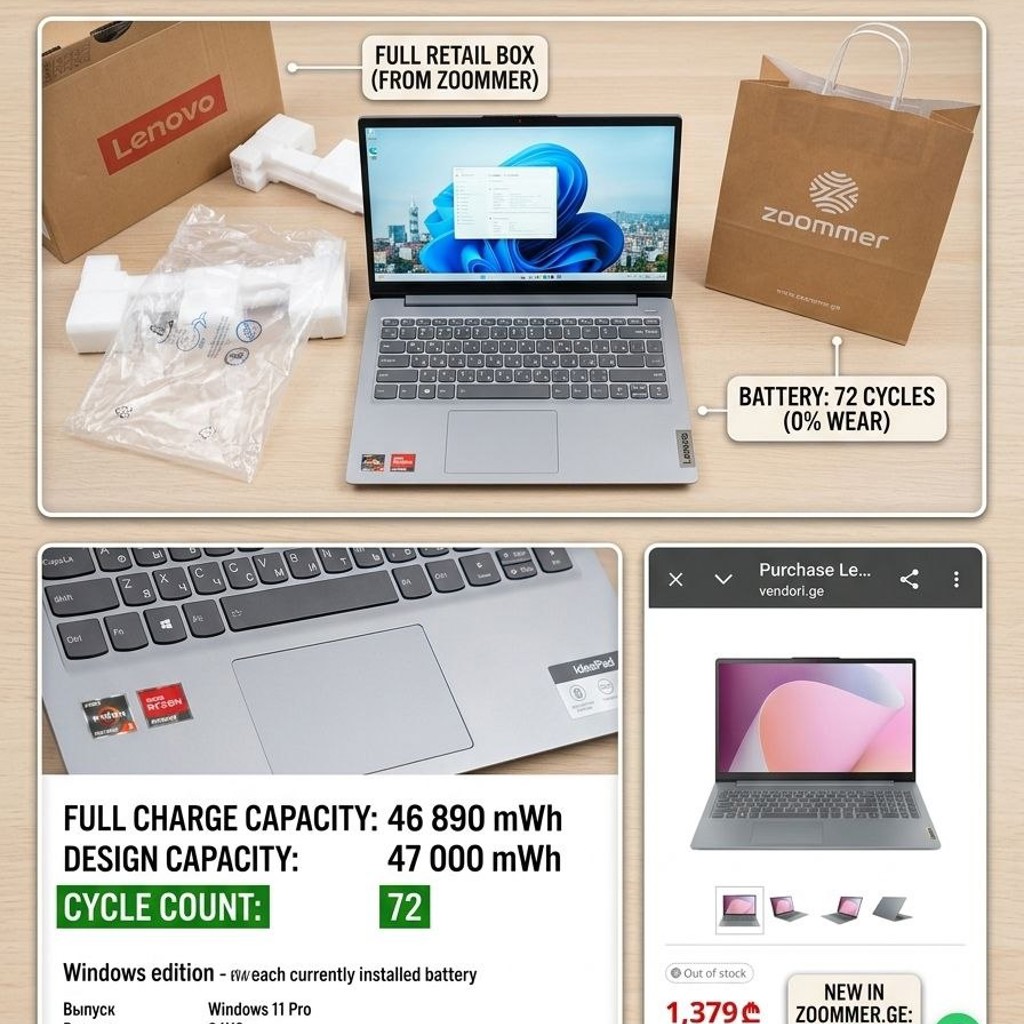 Ноутбук Lenovo Slim 3 (82XQ)