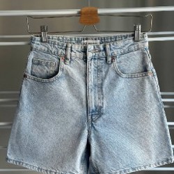 Джинсовые шорты ZARA - фото 3